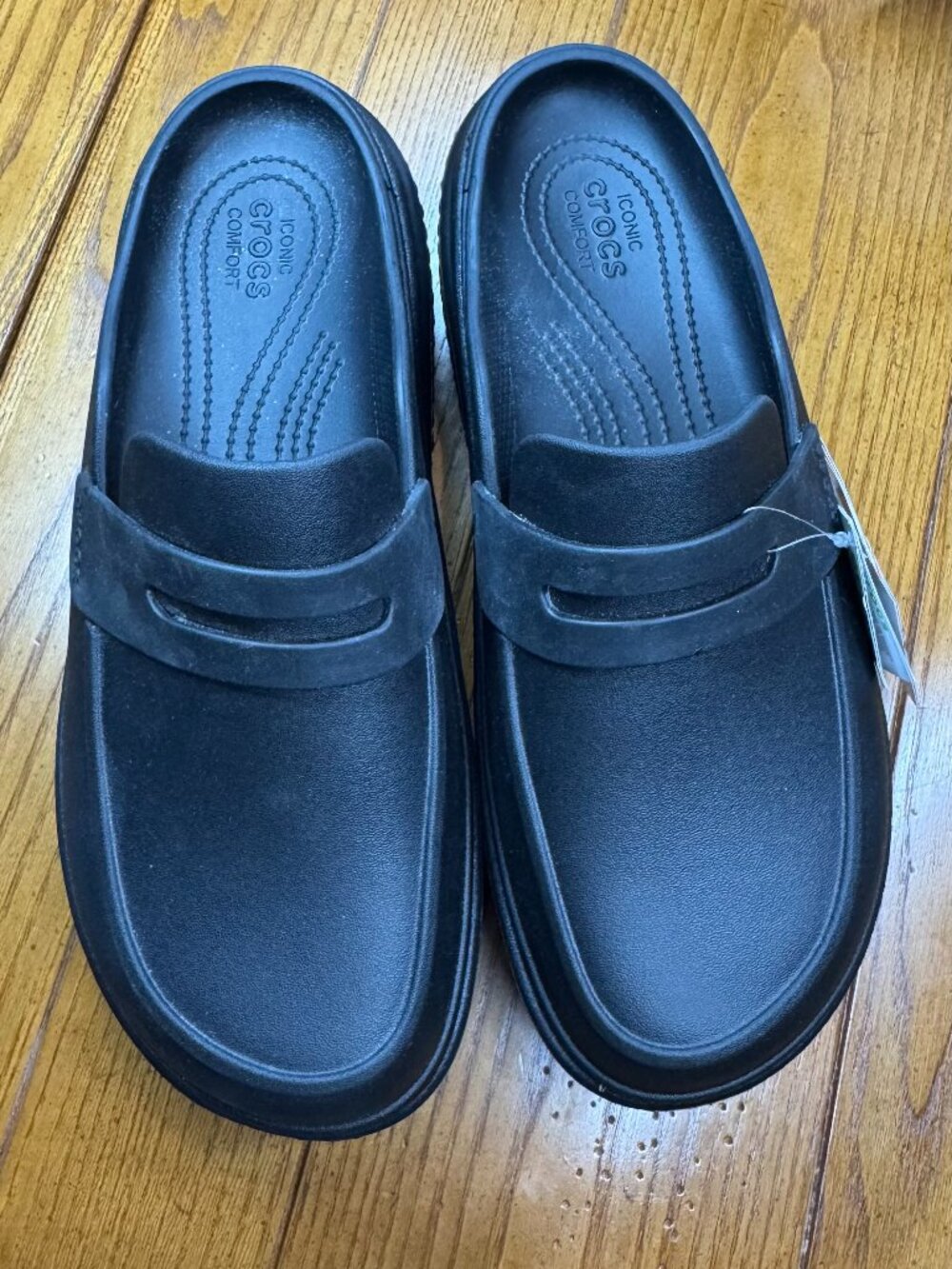 Crocs Stomp Loafer Black NWT Unisex M10/W12